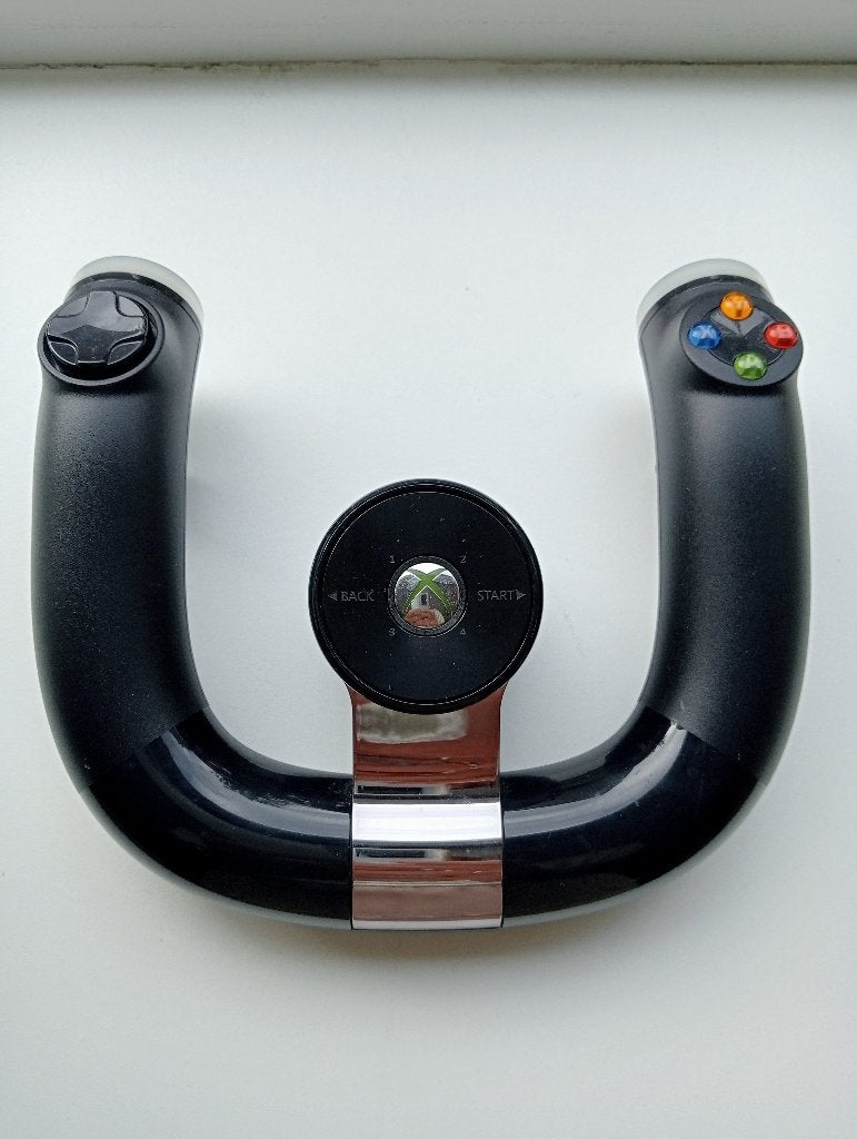 Microsoft Xbox 360 Wireless Speed Wheel, Gebruikt, 1 speler, Racen en Vliegen, Ophalen of Verzenden