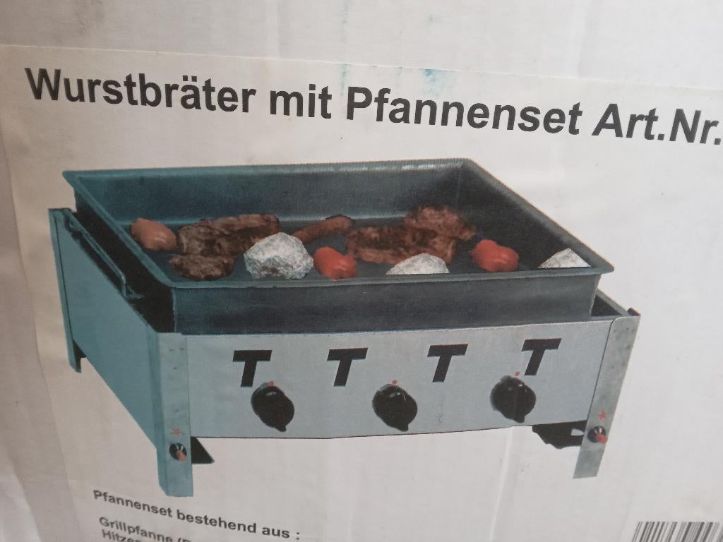 gas bakplaat 60 x 50 zeer zware kwaliteit, Witgoed en Apparatuur, Grillplaten, Ophalen of Verzenden, Zo goed als nieuw
