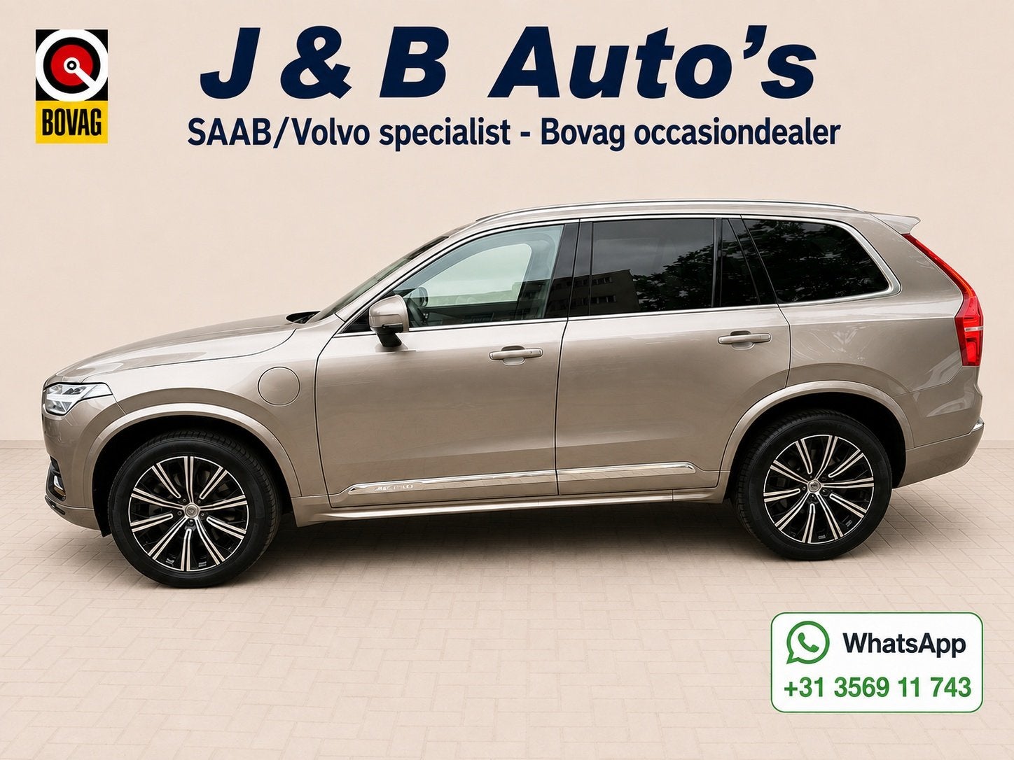 Volvo XC90 2.0 T8 Recharge AWD Inscription/ 7P/Trekhaak/Leer, 4 cilinders, 1969 cc, 320 pk, 7 stoelen