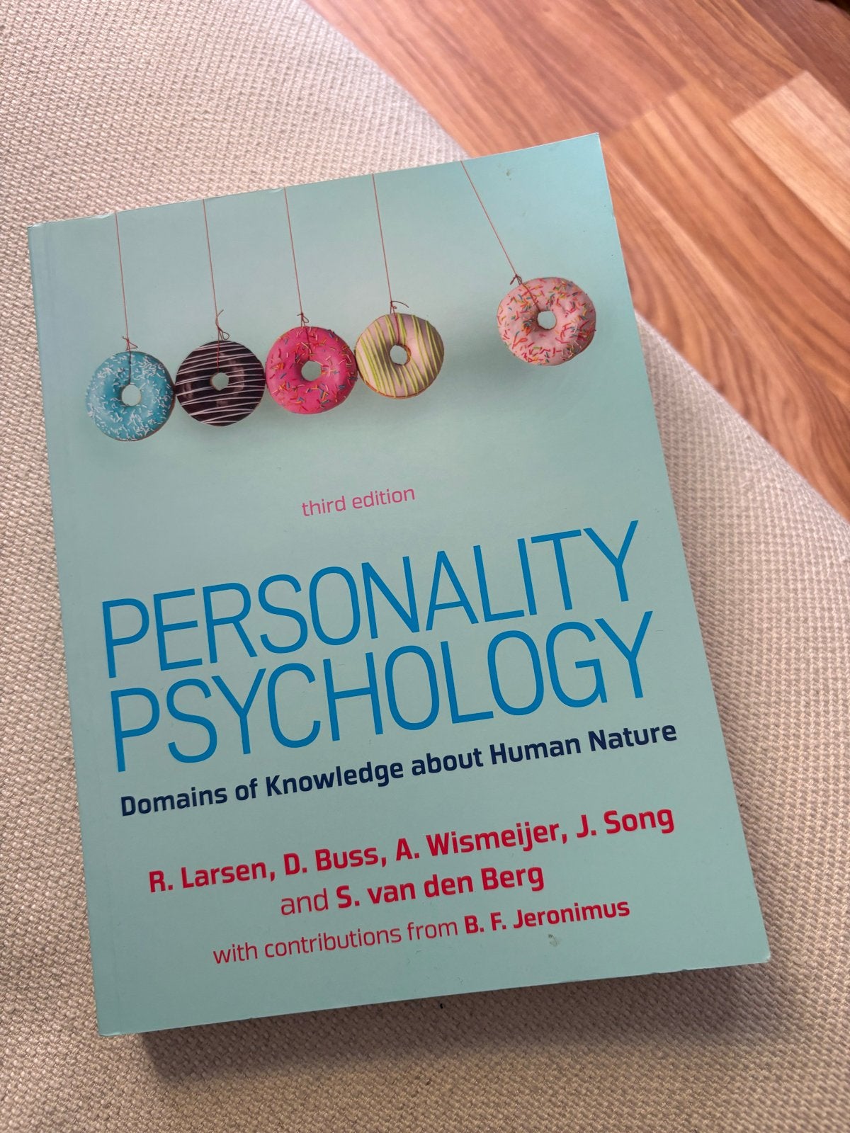 Personality Psychology: Domains of Knowledge (3e editie), Ophalen of Verzenden, Zo goed als nieuw, Persoonlijkheidsleer