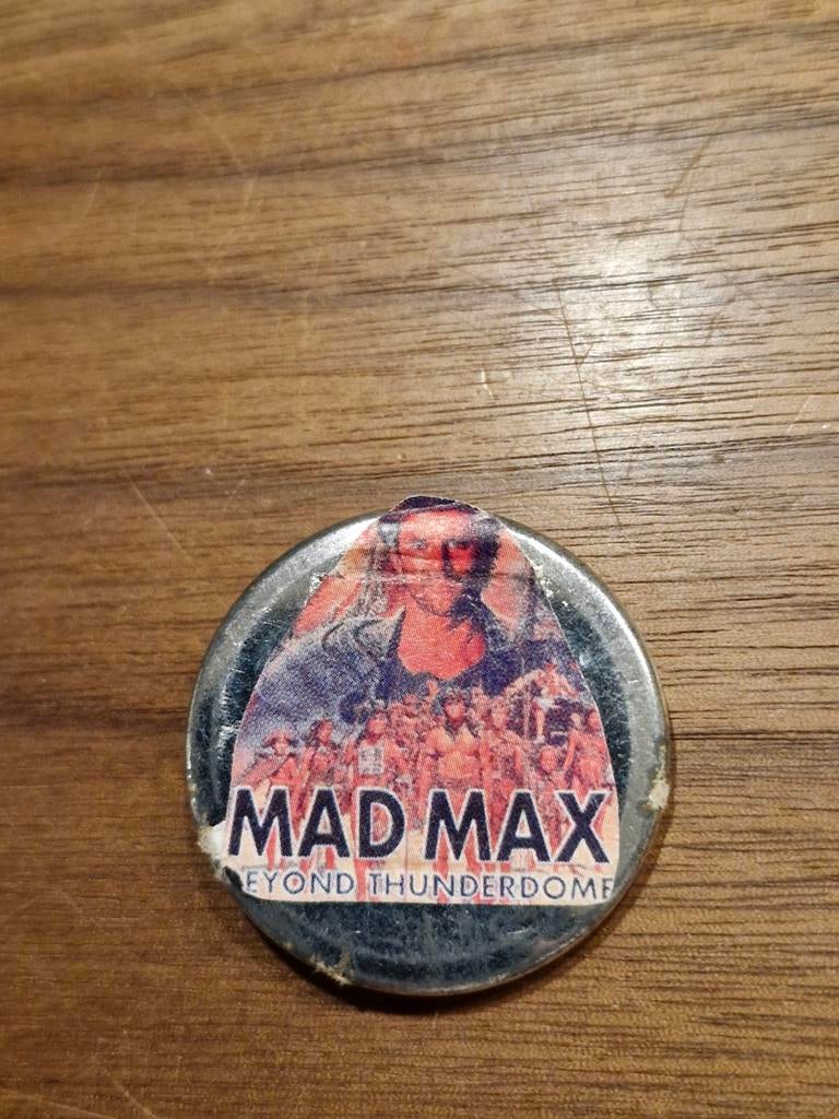 378 Mad Max Beyond Thunderdome button, Ophalen of Verzenden