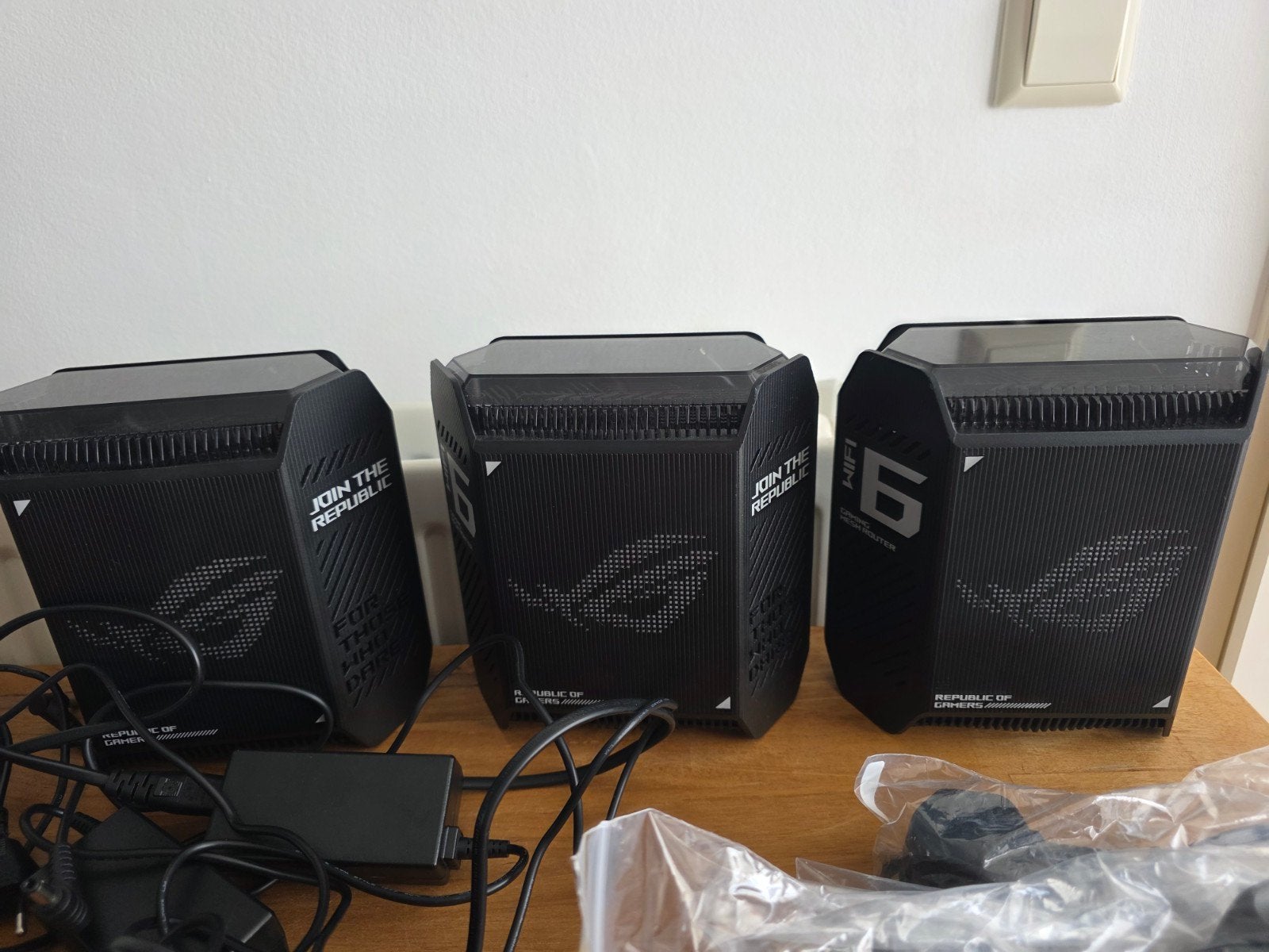 3x Asus ROG Rapture GT6 Mesh Wifi Router - Zo goed als nieuw, Ophalen, Zo goed als nieuw, Router, Asus