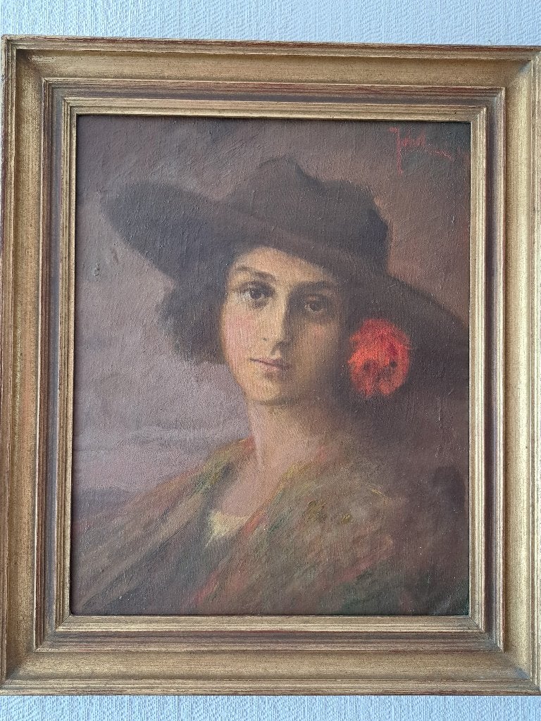 schilderij, Antiek en Kunst, Kunst | Schilderijen | Klassiek, Ophalen, Nederlandse school, Doek, Portret of Personen