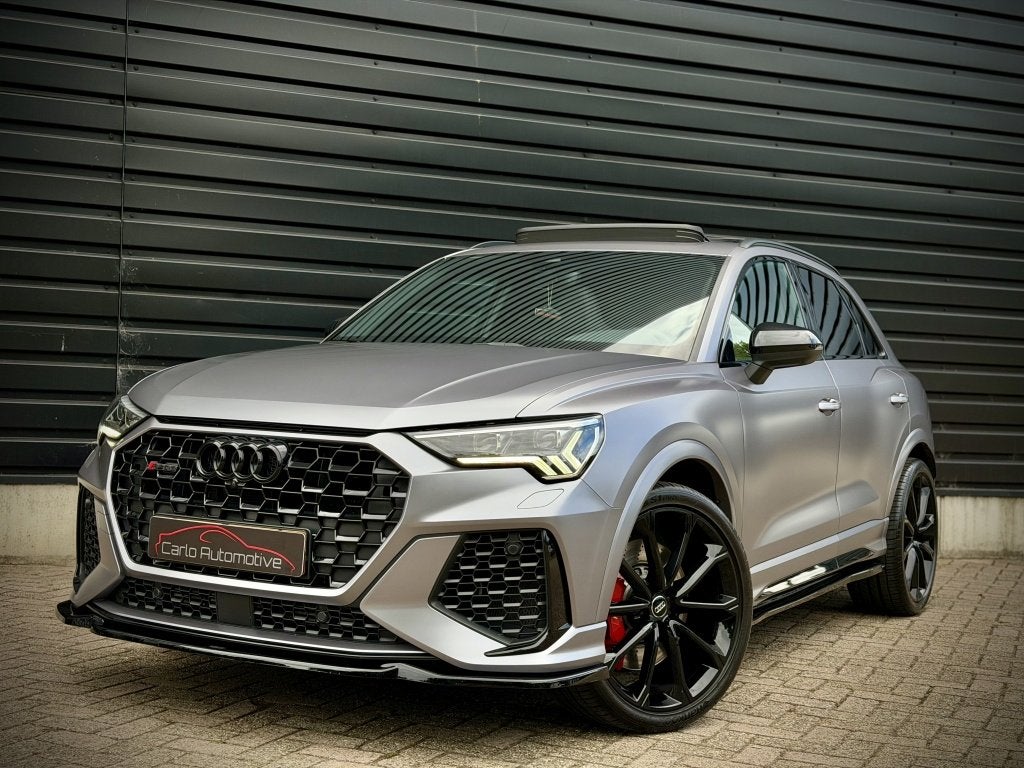Audi RSQ3 TFSI PANO|B&O|360|RS SEAT|ACC|BLINDSP VOL!, Gebruikt, Leder, Bedrijf, RSQ3