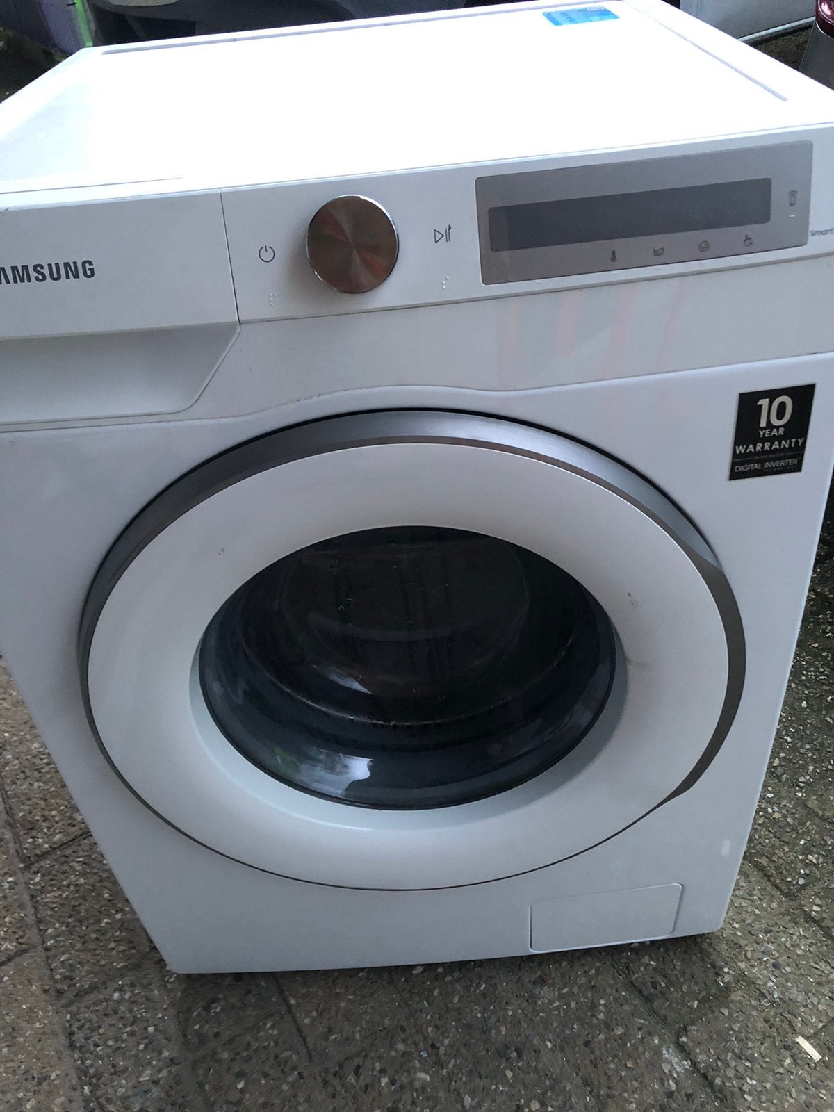 Samsung 9,0 kg wasmachine A+++, Witgoed en Apparatuur, Wasmachines, Ophalen, 1200 tot 1600 toeren, Gebruikt, Minder dan 85 cm