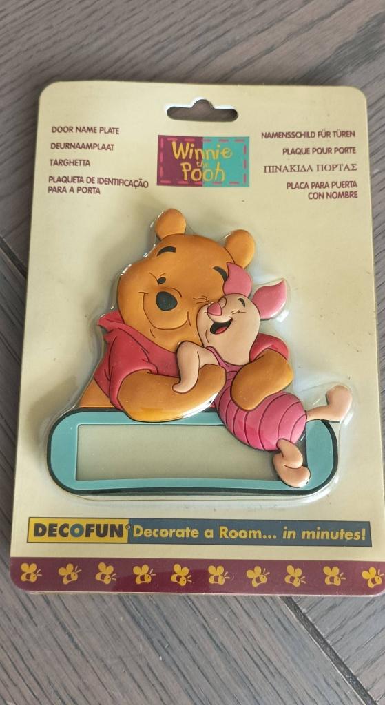 nieuw winnie the pooh deur naamplaatje, Ophalen of Verzenden, Winnie de Poeh of vrienden, Nieuw, Overige typen