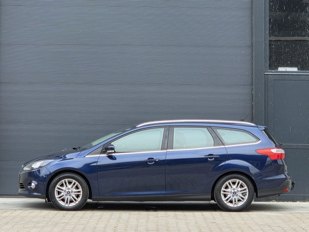 Ford FOCUS Wagon 1.0 EcoB. Titanium storingsvrij nap bj 2013, Euro 5, 101 pk, Gebruikt, Blauw