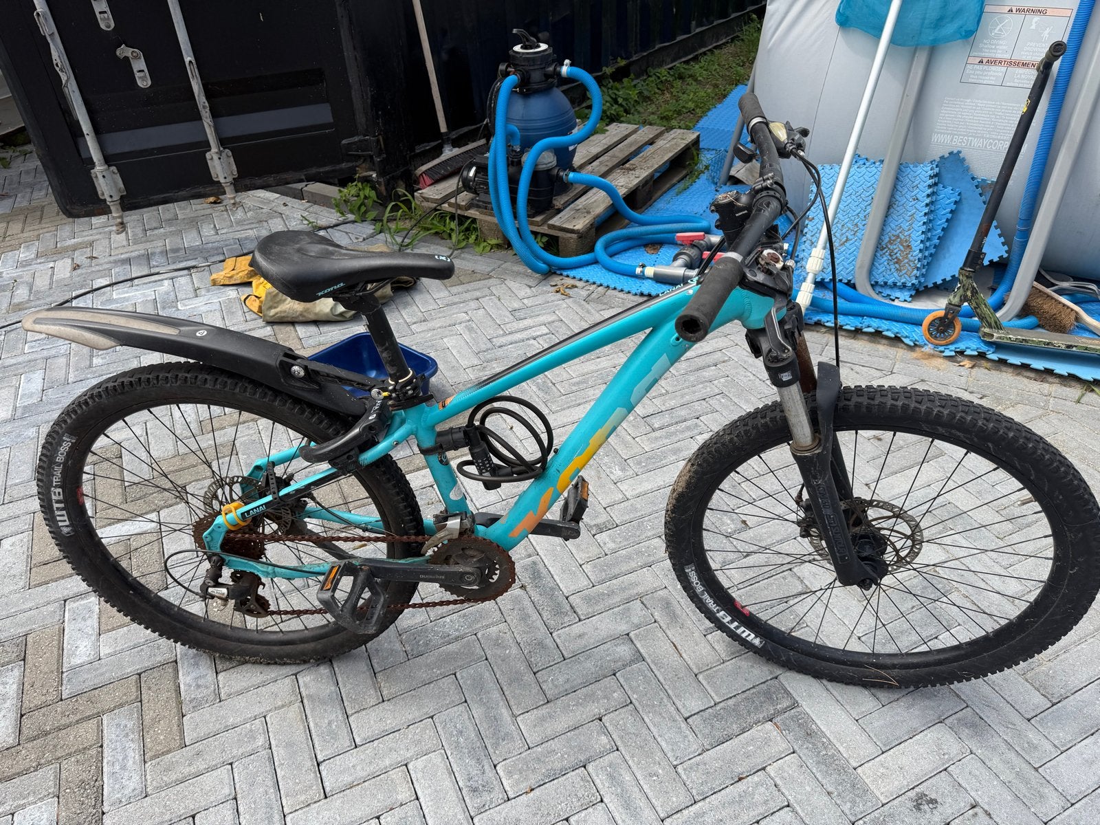 Kania Kinderfiets - Robuuste Mountainbike voor Avontuur, Fietsen en Brommers, Ophalen, Gebruikt, Schijfrem, 20 inch of meer