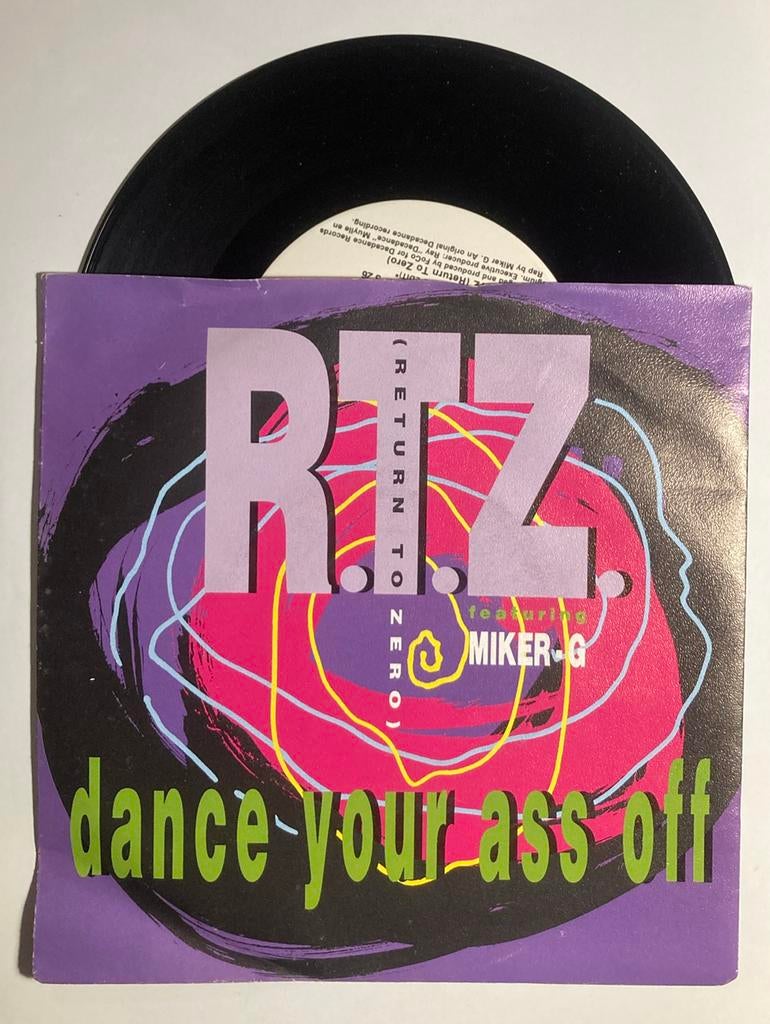 Vinyl single R.T.Z. feat. Miker-G - dance your ass off, Ophalen of Verzenden, Zo goed als nieuw