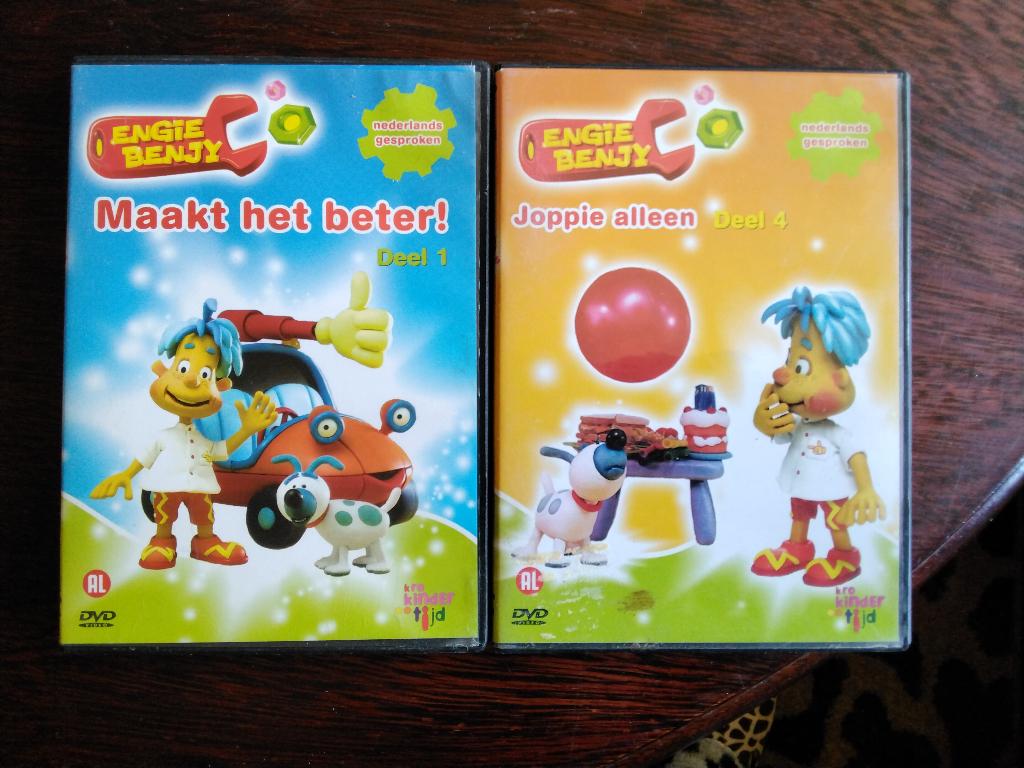 Engie benjy deel 1 en 4, 2 dvds, origineel, Cd's en Dvd's, Dvd's | Kinderen en Jeugd, Avontuur, Alle leeftijden, Ophalen of Verzenden