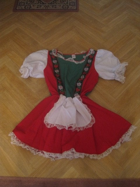 mooie tiroler jurk m 36, Ophalen of Verzenden, Zo goed als nieuw, Maat 36 (S), Carnaval