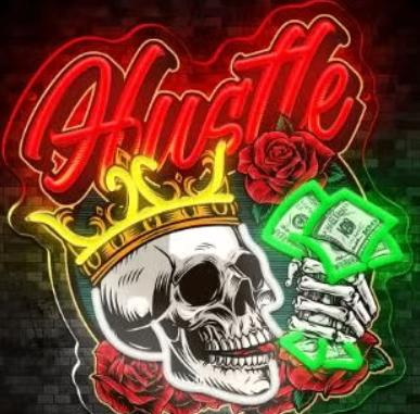 LED lamp neon stijl Crown Skull (33x30cm), Ophalen of Verzenden, Nieuw, Lichtbak of (neon) lamp