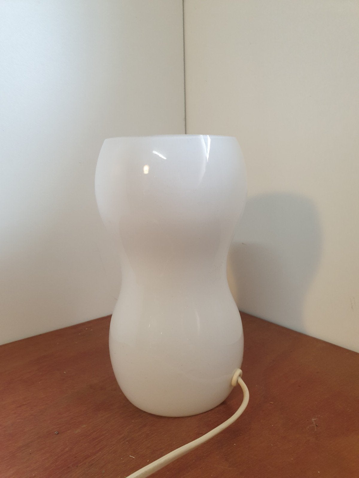 ikea kvintant peanut lamp wit glas, Wit, Ophalen of Verzenden, Glas, IKEA