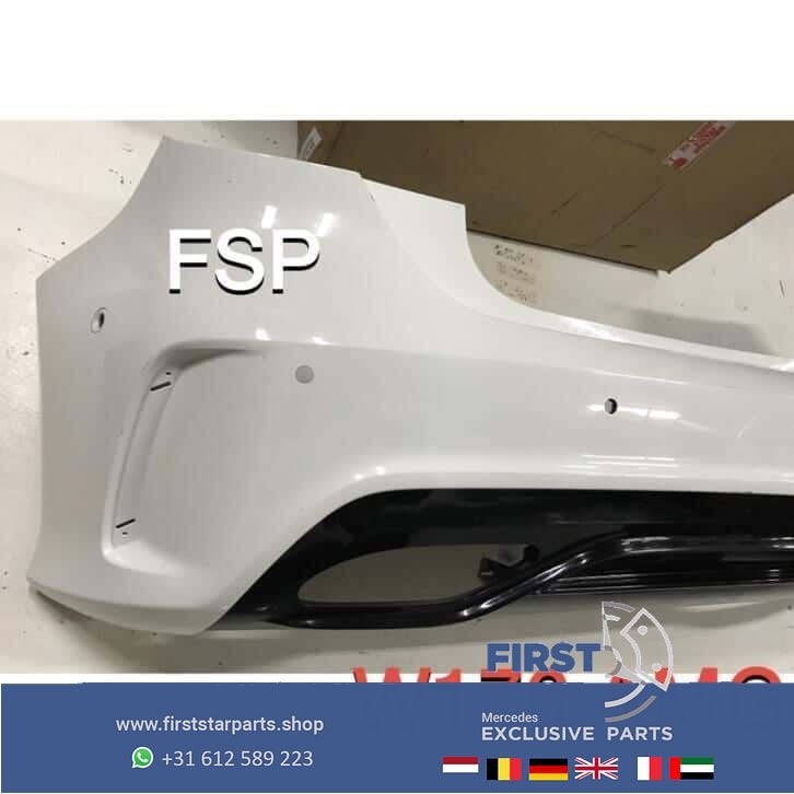 W176 Facelift AMG Achterbumper Mercedes A Klasse PDC, Gebruikt, -, Ophalen of Verzenden, Achter