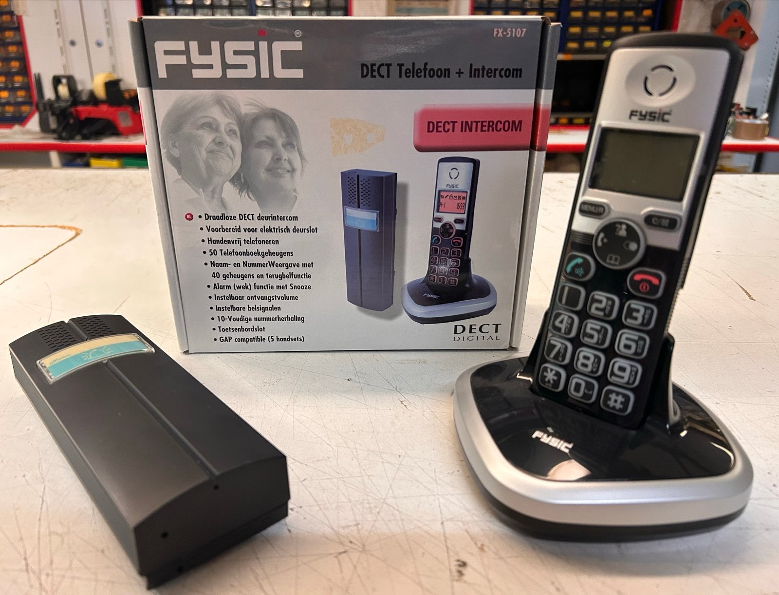 Fysic FX-5107 Senioren DECT telefoon met deurbel, Telecommunicatie, Vaste telefoons | Handsets en Draadloos, Ophalen of Verzenden