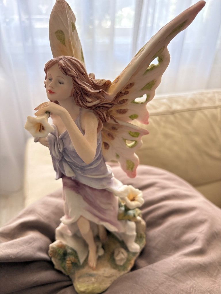 Elfenbeeld 33cm, Ophalen, Vintage, Gebruikt, Meerkleurig