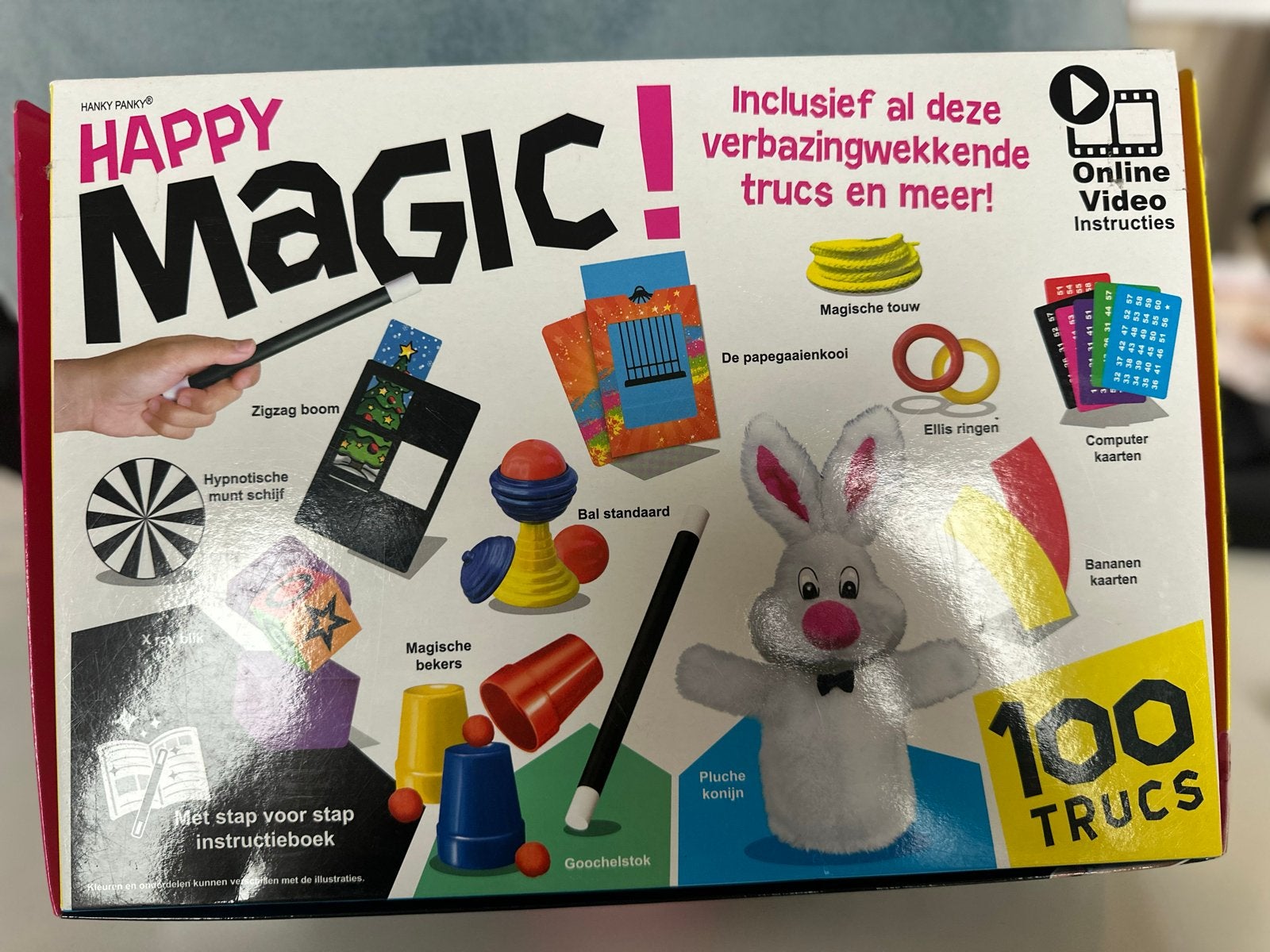 Happy Magic! Goocheldoos met 100 trucs, Ophalen of Verzenden, Zo goed als nieuw, Jongen of Meisje