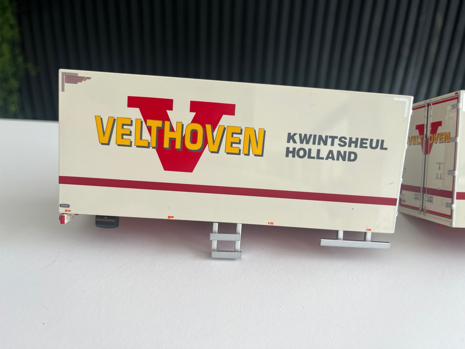 2x opbouw Van Velthoven Tekno, Hobby en Vrije tijd, Modelauto's | 1:50, Ophalen of Verzenden, Zo goed als nieuw, Bus of Vrachtwagen