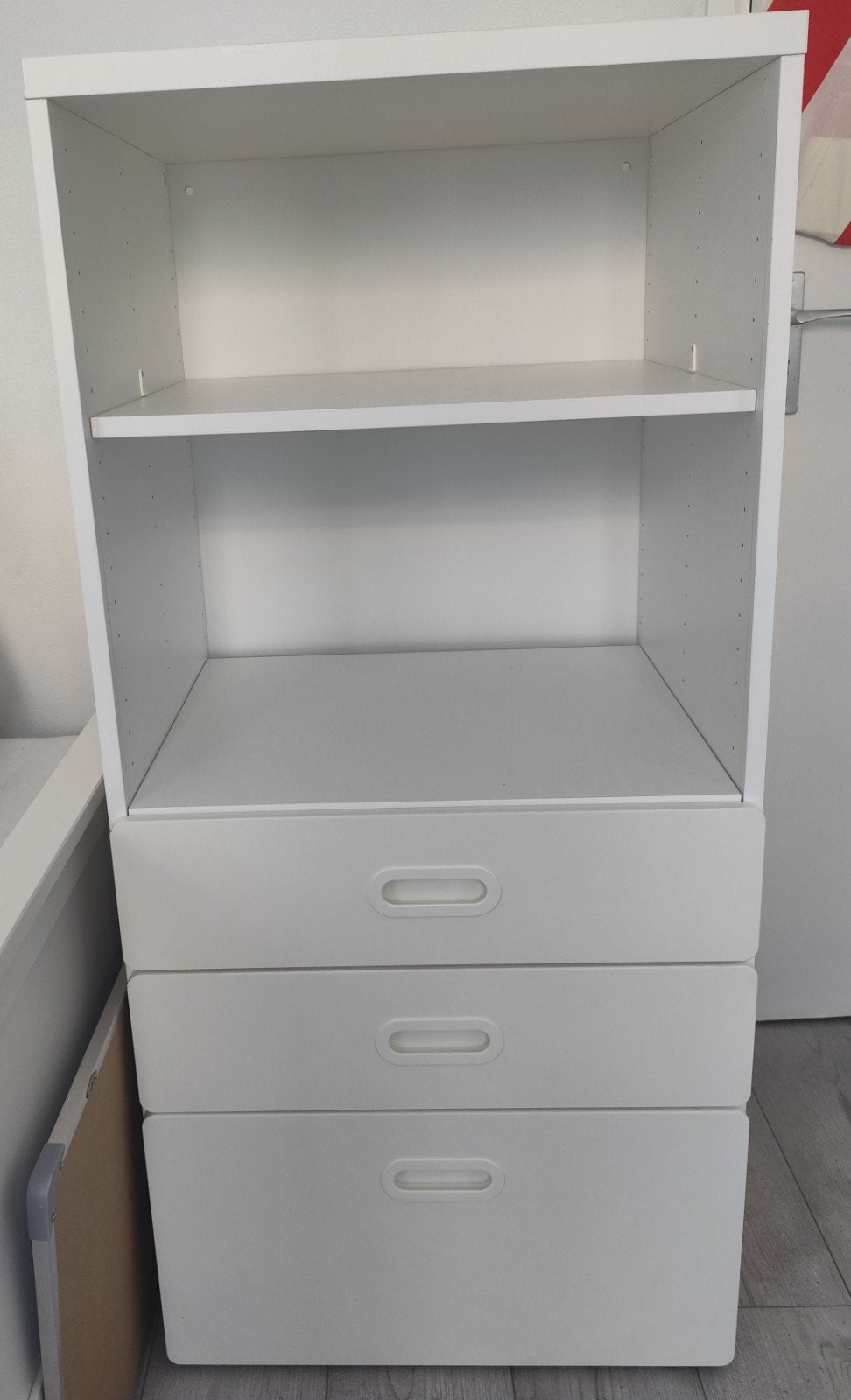 Ikea Smastad / Platsa Boekenkast Wit, Ophalen, Met plank(en), Gebruikt, 100 tot 150 cm