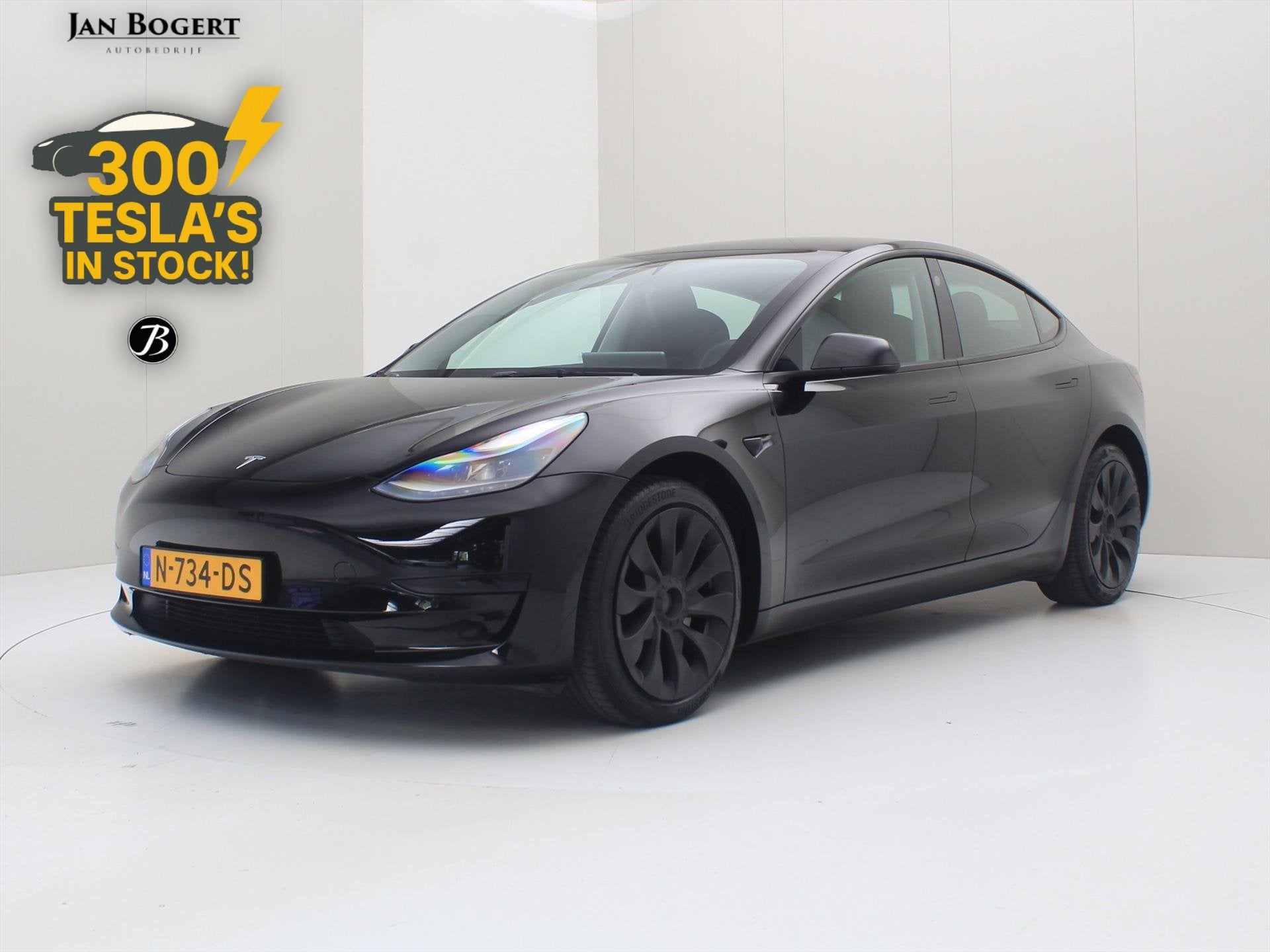 Tesla Model 3 Standard RWD Plus FACELIFT 90,6% SoH [ AUTOPIL, Automaat, Gebruikt, Zwart, Zwart
