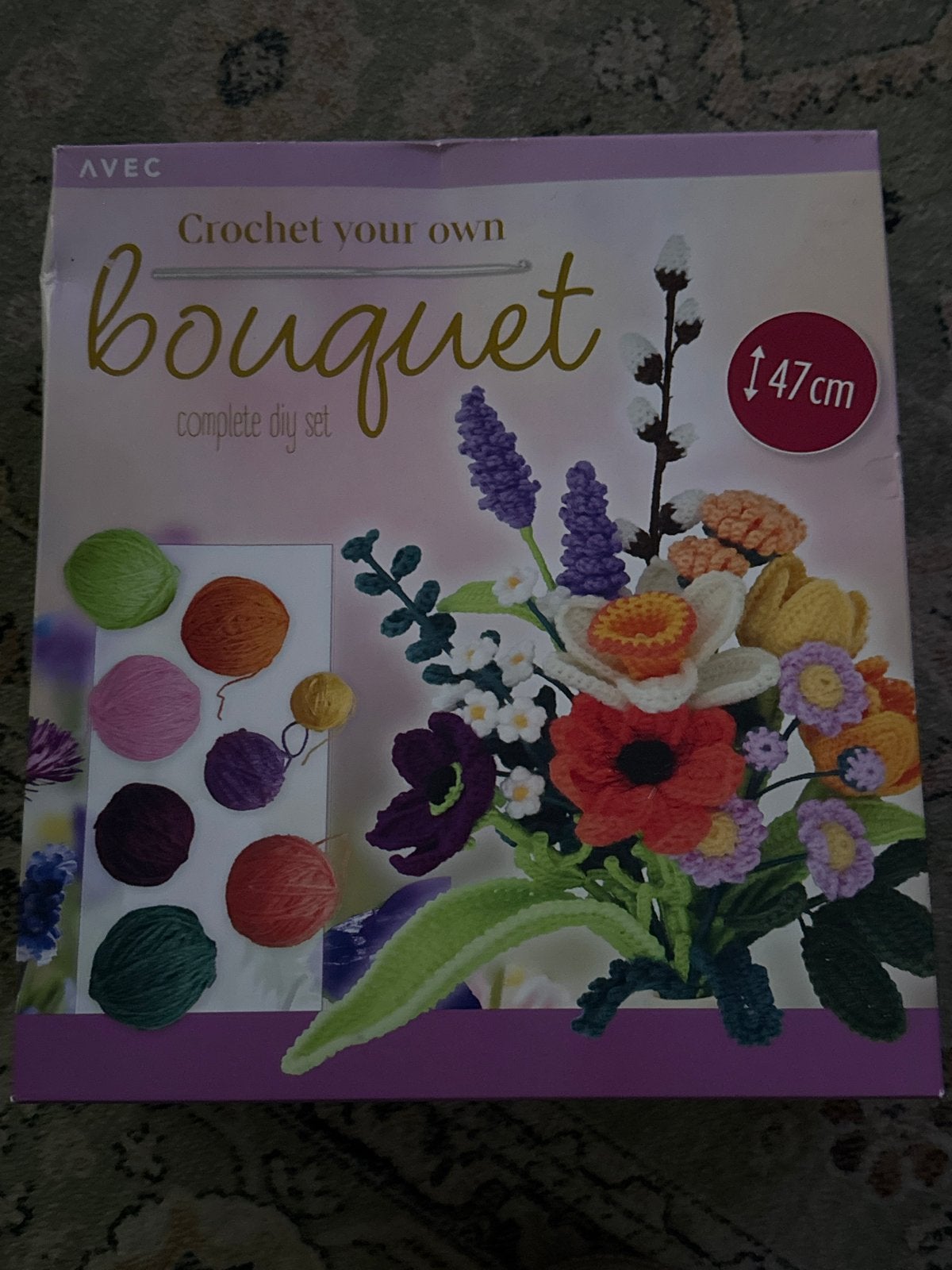 Nieuw haakpakket: Maak je eigen bloemenboeket (47cm), Ophalen, Nieuw, Haken