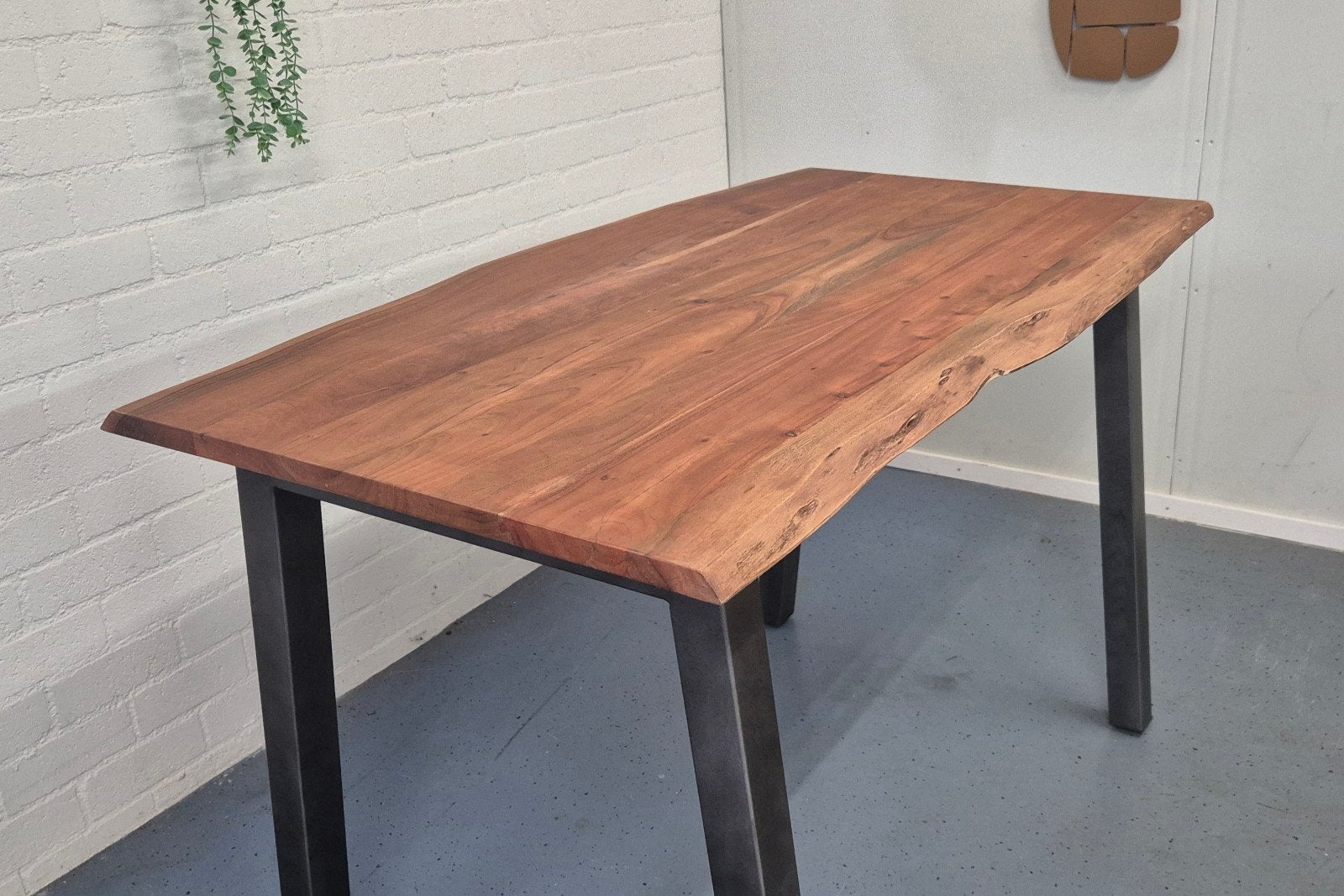 Nieuwe bar tafel/ eettafel 147x85 | Faillissement verkoop, Ophalen, ., 50 tot 100 cm, Vijf personen of meer