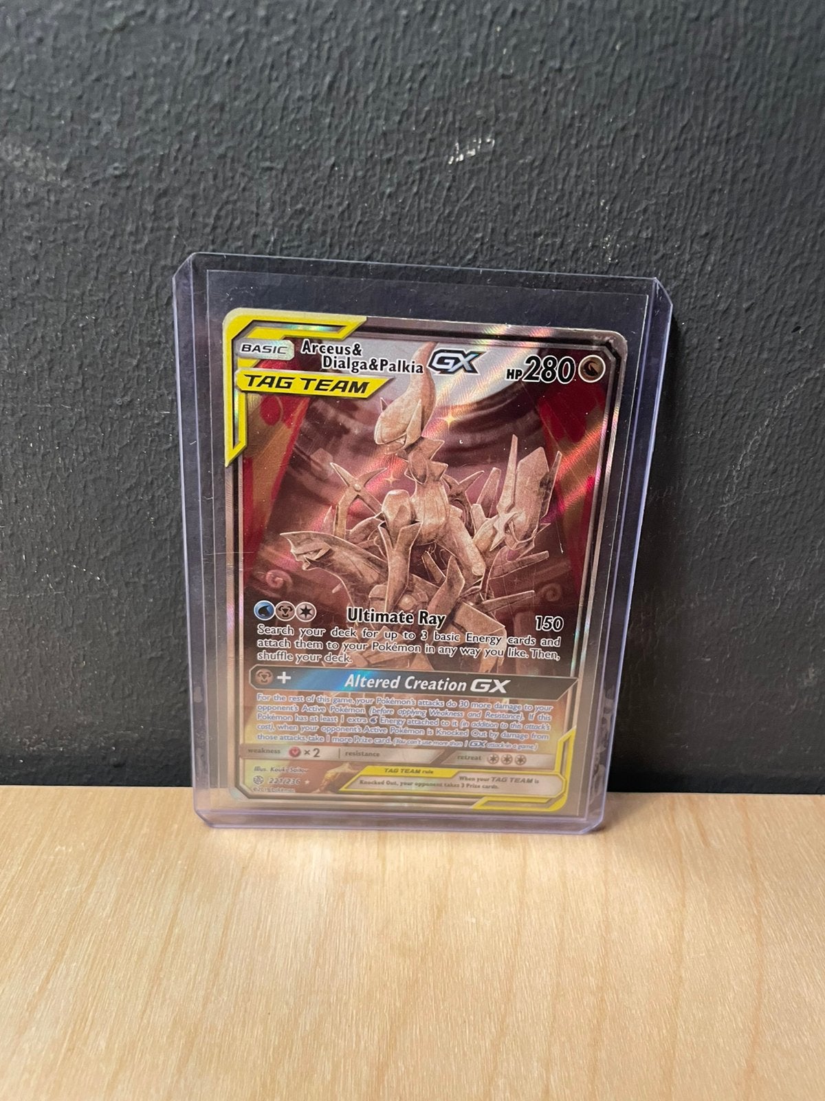 Pokemon kaart tag team, Ophalen of Verzenden, Zo goed als nieuw