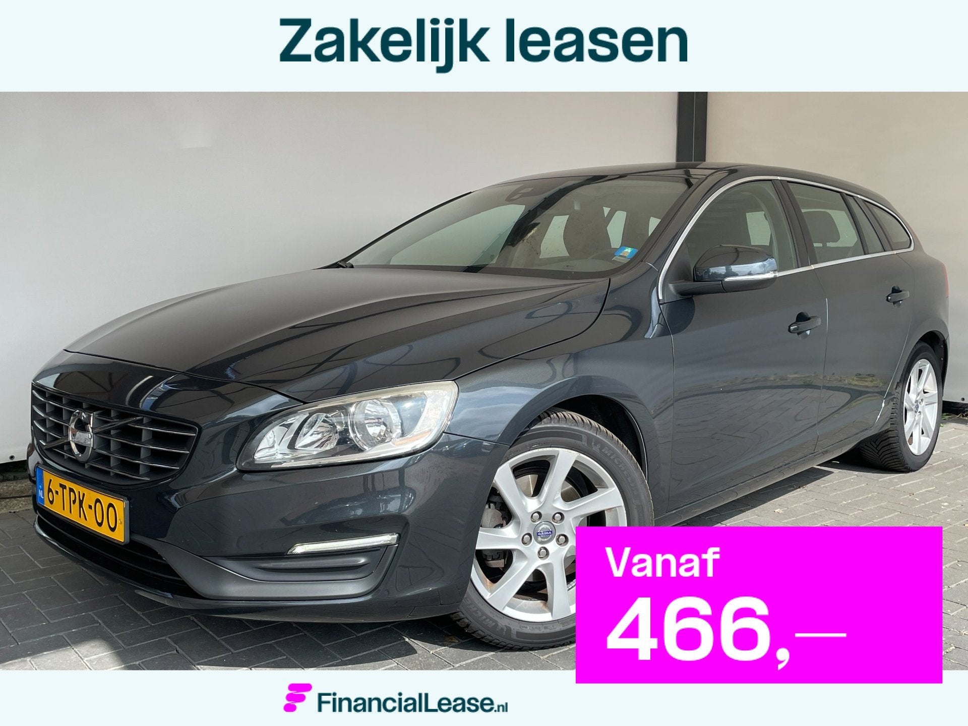 Volvo V60 1.6 T3 Momentum|Trekhaak|Nieuwe koppeling|Riem ver, Voorwielaandrijving, Stof, Gebruikt, Zwart