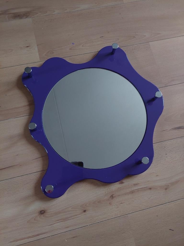 Unieke organische spiegel met kapstokfunctie, Ophalen of Verzenden, Nieuw, Overige vormen, 50 tot 75 cm