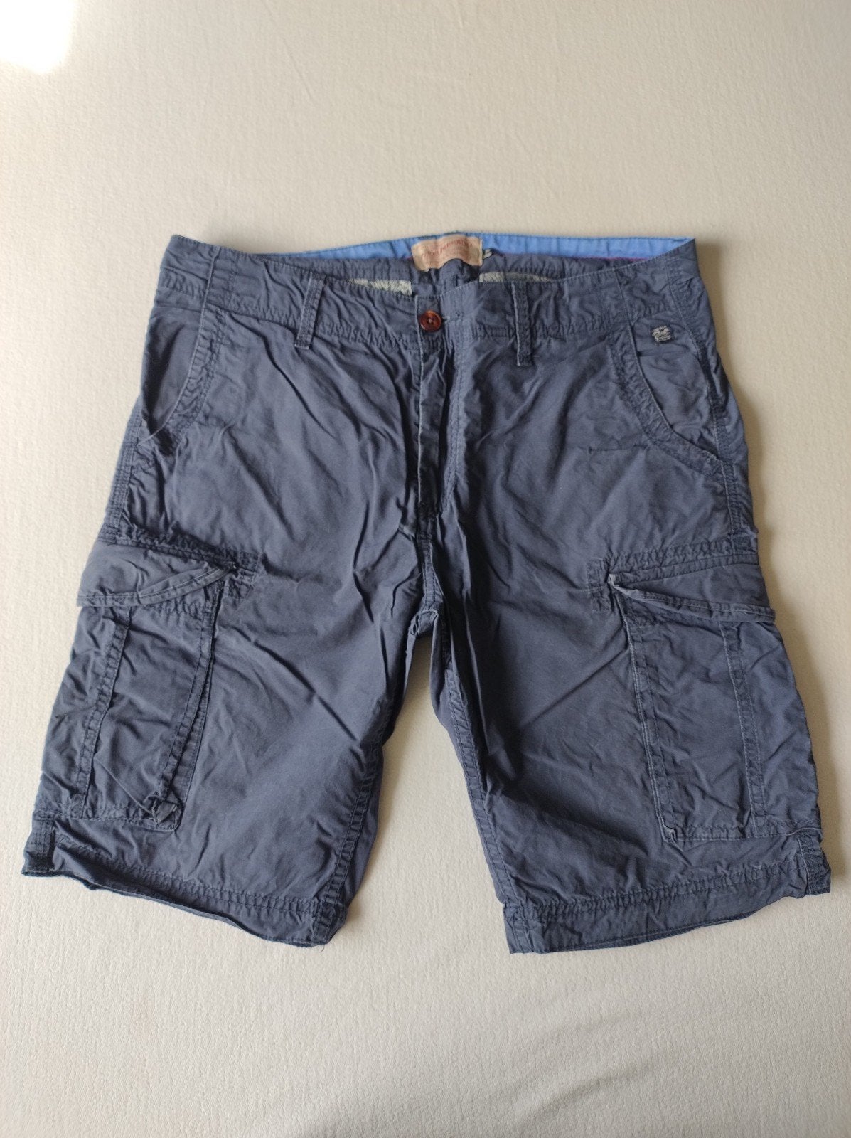 Petrol Industries korte cargo broek marine blauw zakken M, Ophalen of Verzenden, Maat 48/50 (M), Blauw, Petrol Industries