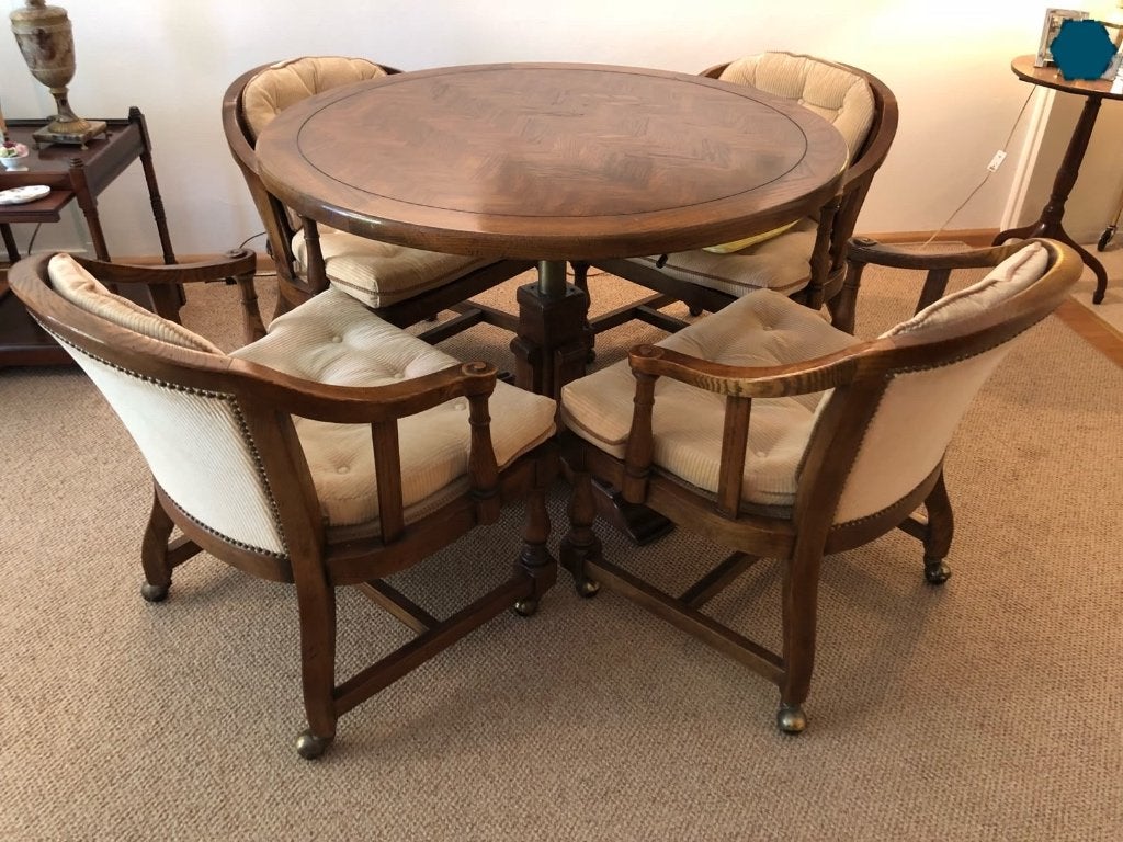 Eettafel set eiken tbv country”-interieurs UK / US, Huis en Inrichting, Country”-interieurs., 150 tot 200 cm, Ophalen of Verzenden
