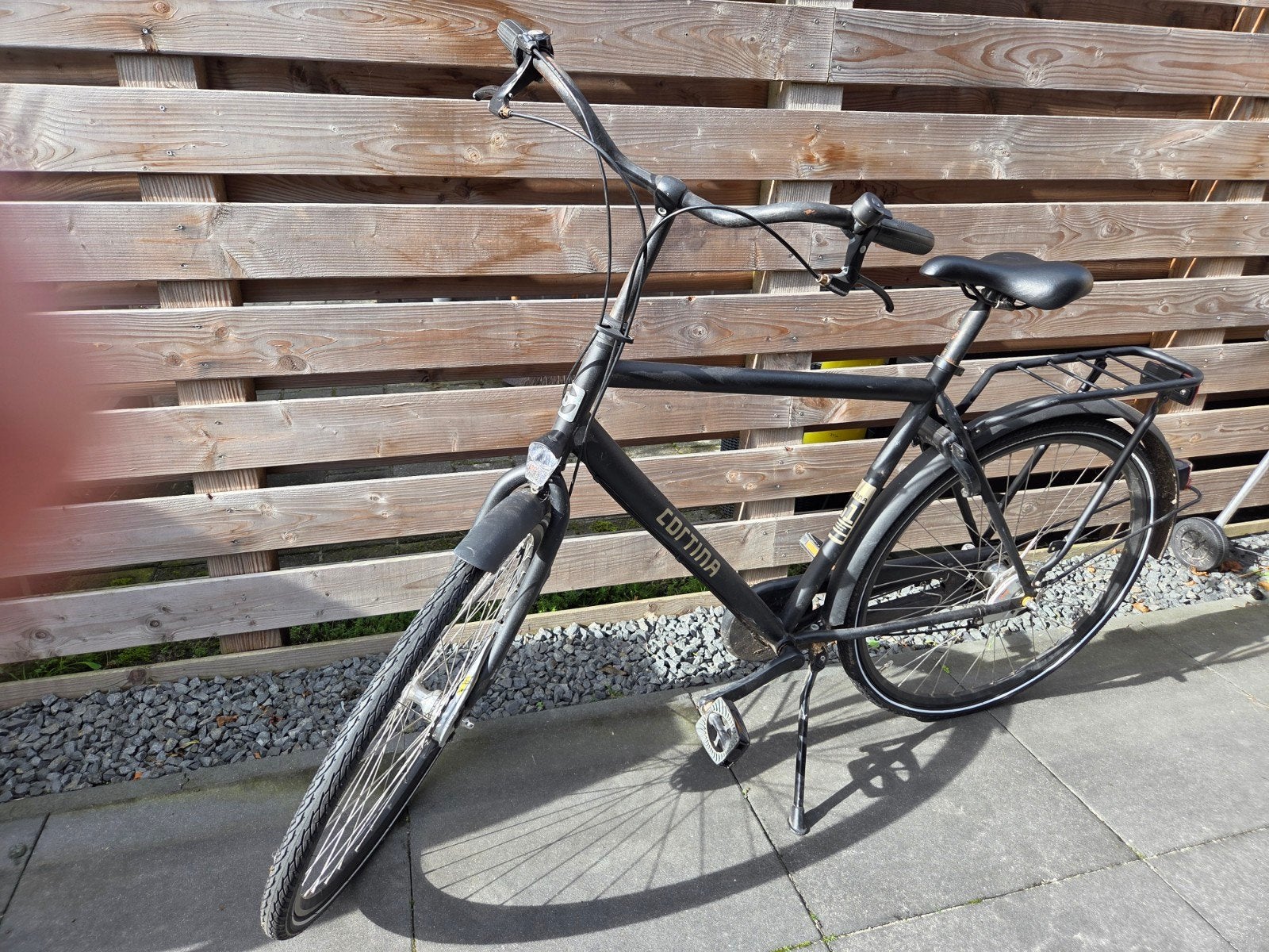 Cortina U1 herenfiets 56cm N3 rollerbrakes Black Matt, Gebruikt, Versnellingen, Ophalen, Overige merken