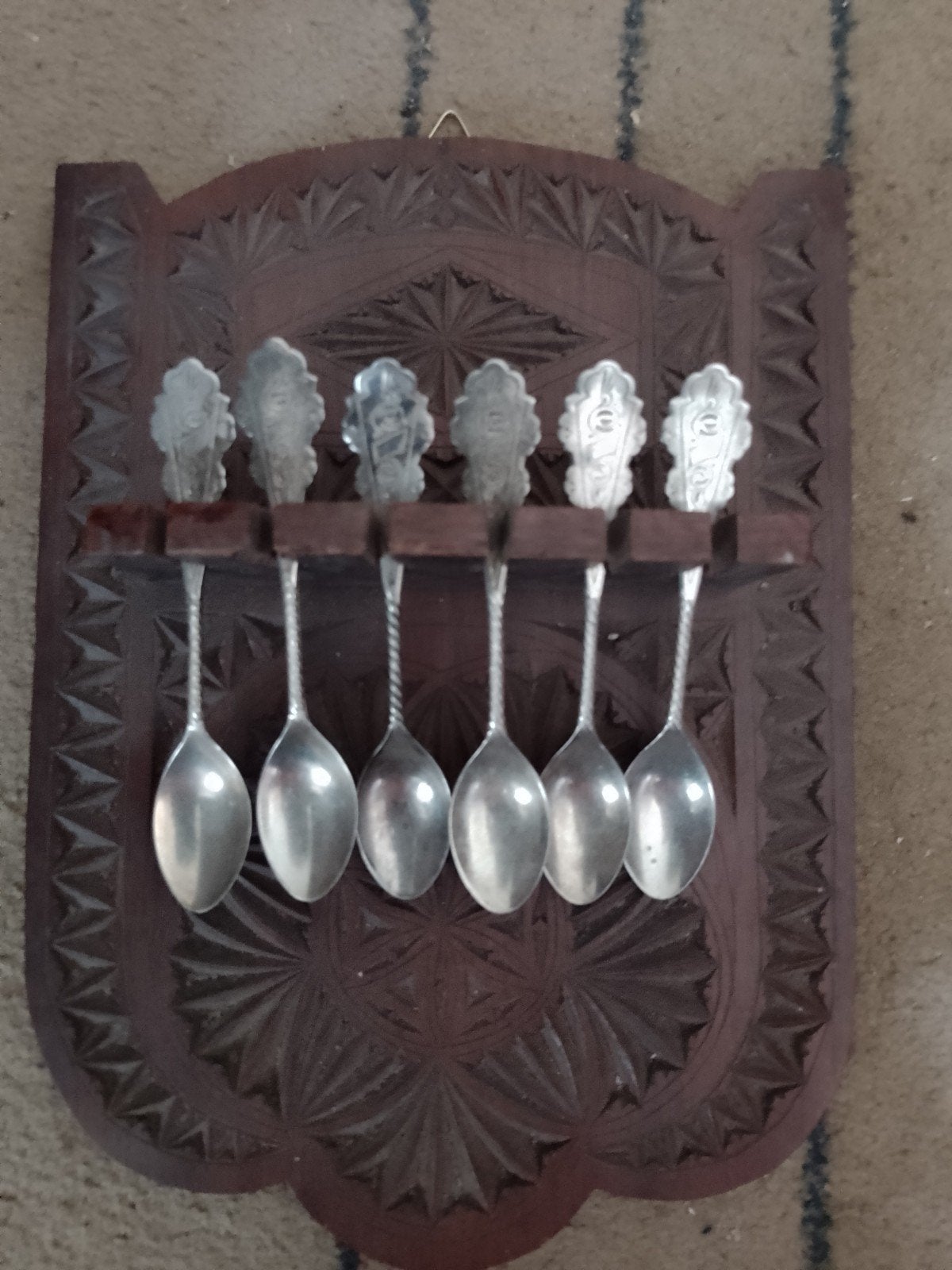 Rekje zilveren theelepeltjes Hooykaas, Antiek en Kunst, Antiek | Goud en Zilver, Ophalen of Verzenden