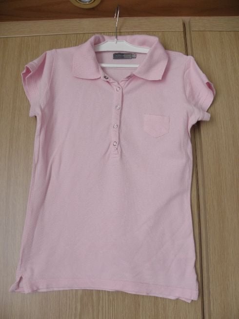 Roze katoenen polo shirt SUTHERLAND mt 152/158 prima staat, Kinderen en Baby's, Kinderkleding | Maat 152, Gebruikt, Meisje, Ophalen of Verzenden