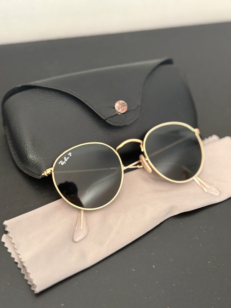 Ray-Ban round metal model zonnebril, Zonnebril, Overige kleuren, Ophalen of Verzenden, Zo goed als nieuw