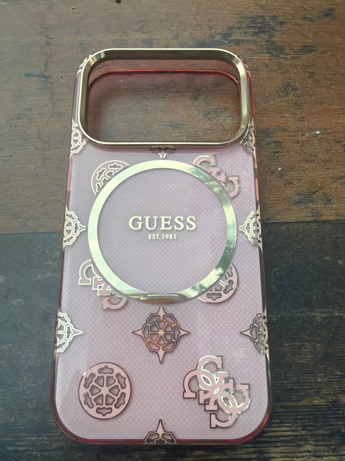 Guess Telefoonhoesje Roze voor iPhone 17 Pro, Telecommunicatie, IPhone 17, Nieuw, Hoesje of Tasje, Ophalen of Verzenden