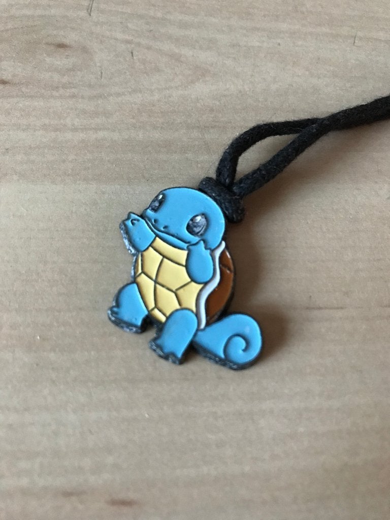 Pokemon squirtle ketting, Ophalen of Verzenden, Gebruikt
