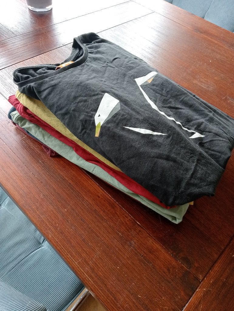 okimono t shirts heren, 7 stuks maat l, Maat 52/54 (L), Overige kleuren, Ophalen of Verzenden, Zo goed als nieuw