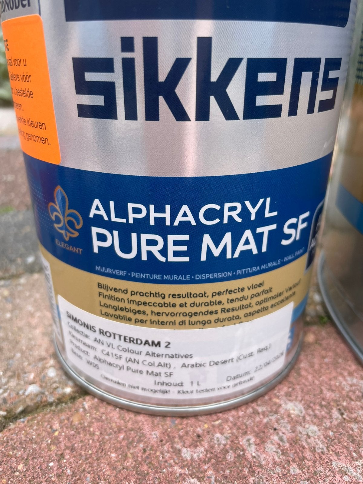 LAB paint Arabic Desert, 1 liter, gemaakt met Sikkens, Ophalen, Beige, Nieuw, Verf