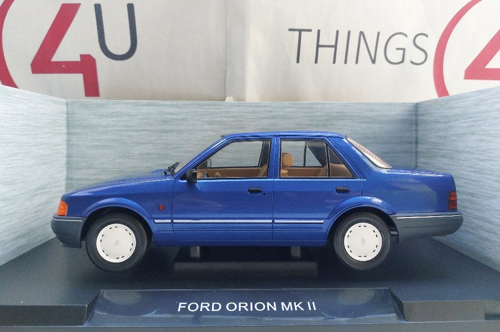 MCG 1:18 Ford Orion MK 2 1.6i 1986-1990 blauw metallic nieuw, Ophalen of Verzenden, Nieuw, Auto, Overige merken