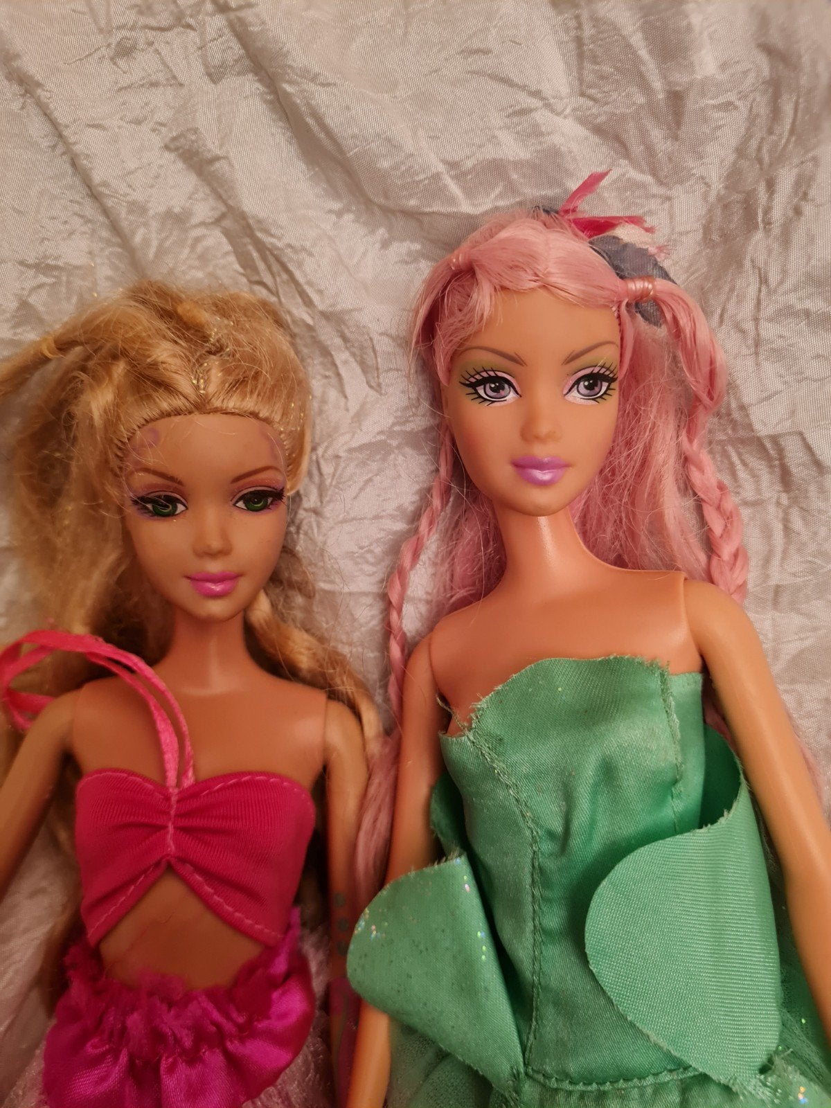 2 Fairytopia Barbie poppen in goede staat, Kinderen en Baby's, Speelgoed | Poppen, Ophalen of Verzenden, Zo goed als nieuw, Barbie
