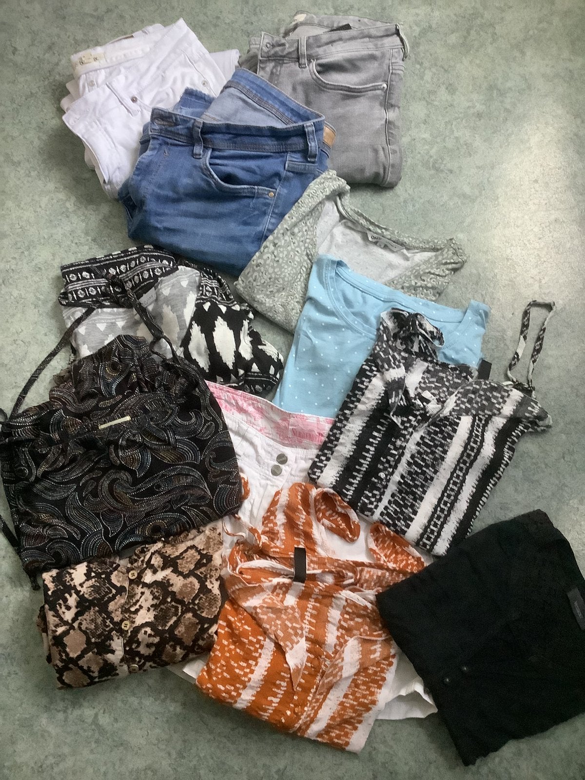 Pakket kleding dames, Ophalen