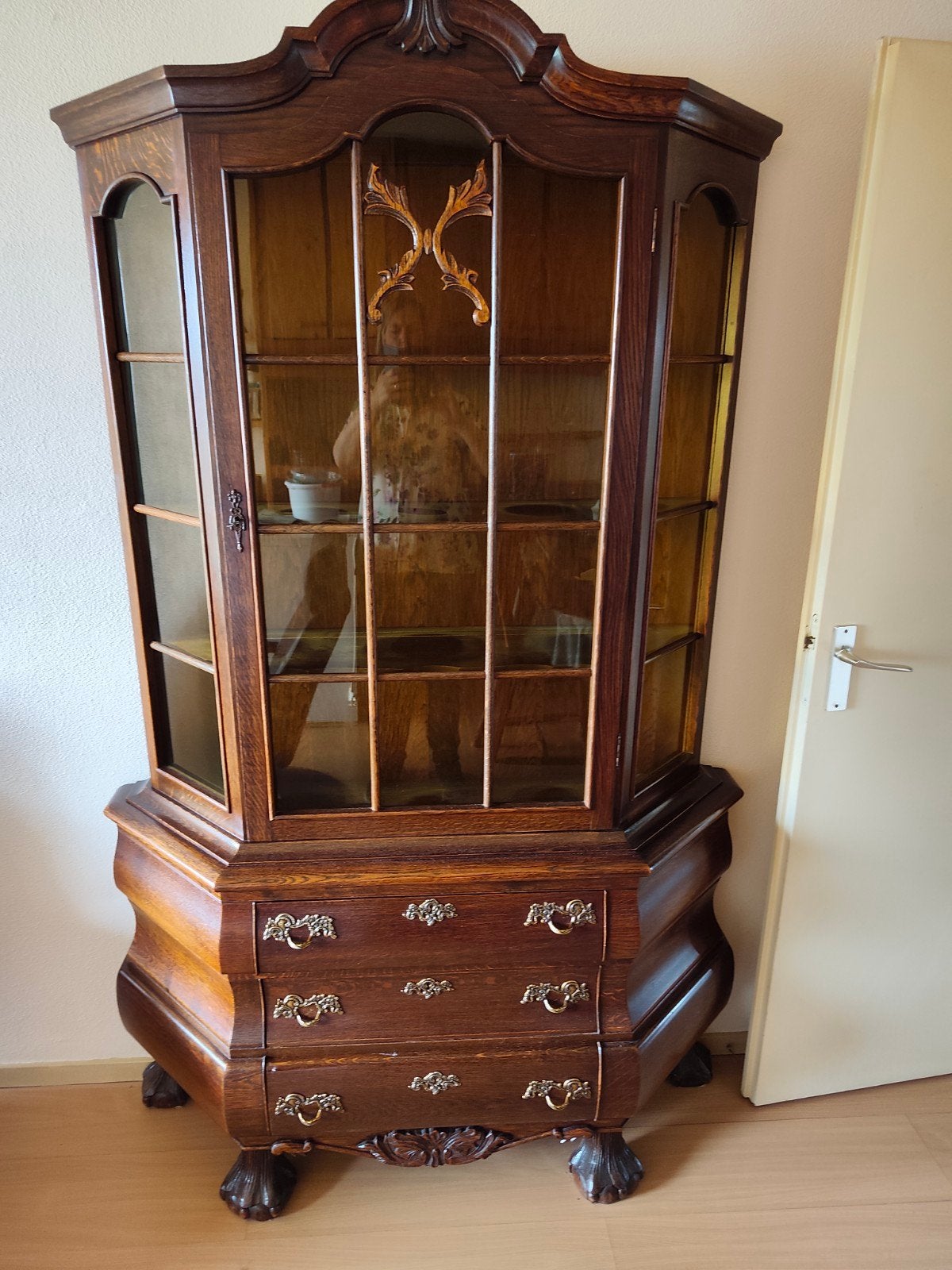 Sierlijke Vitrinekast, Ophalen, 25 tot 50 cm, 50 tot 100 cm, Minder dan 100 cm