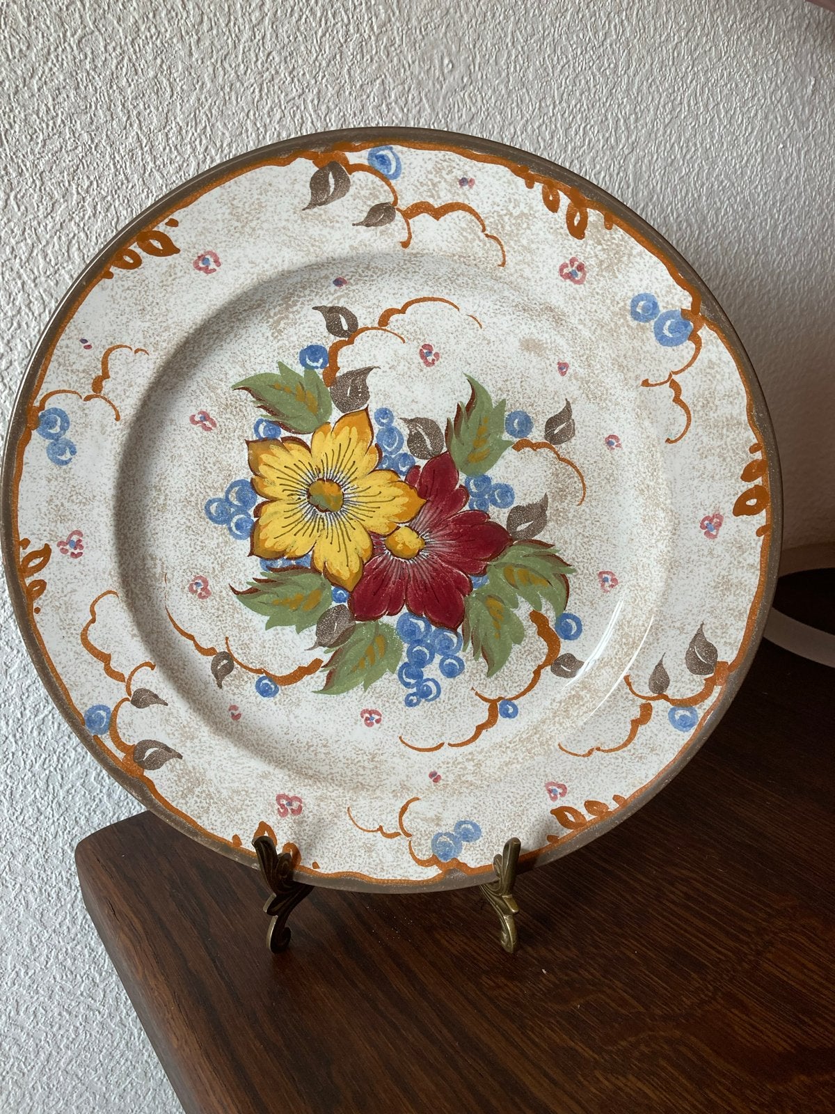 Gouds plateel Zenith wandbord Bonny, 28,5 cm, Antiek en Kunst, Ophalen of Verzenden