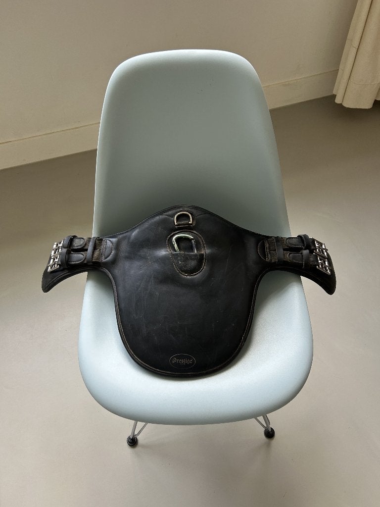 Prestige springsingel met buikflap 65cm, Gebruikt, Springen, Ophalen of Verzenden, Zwart