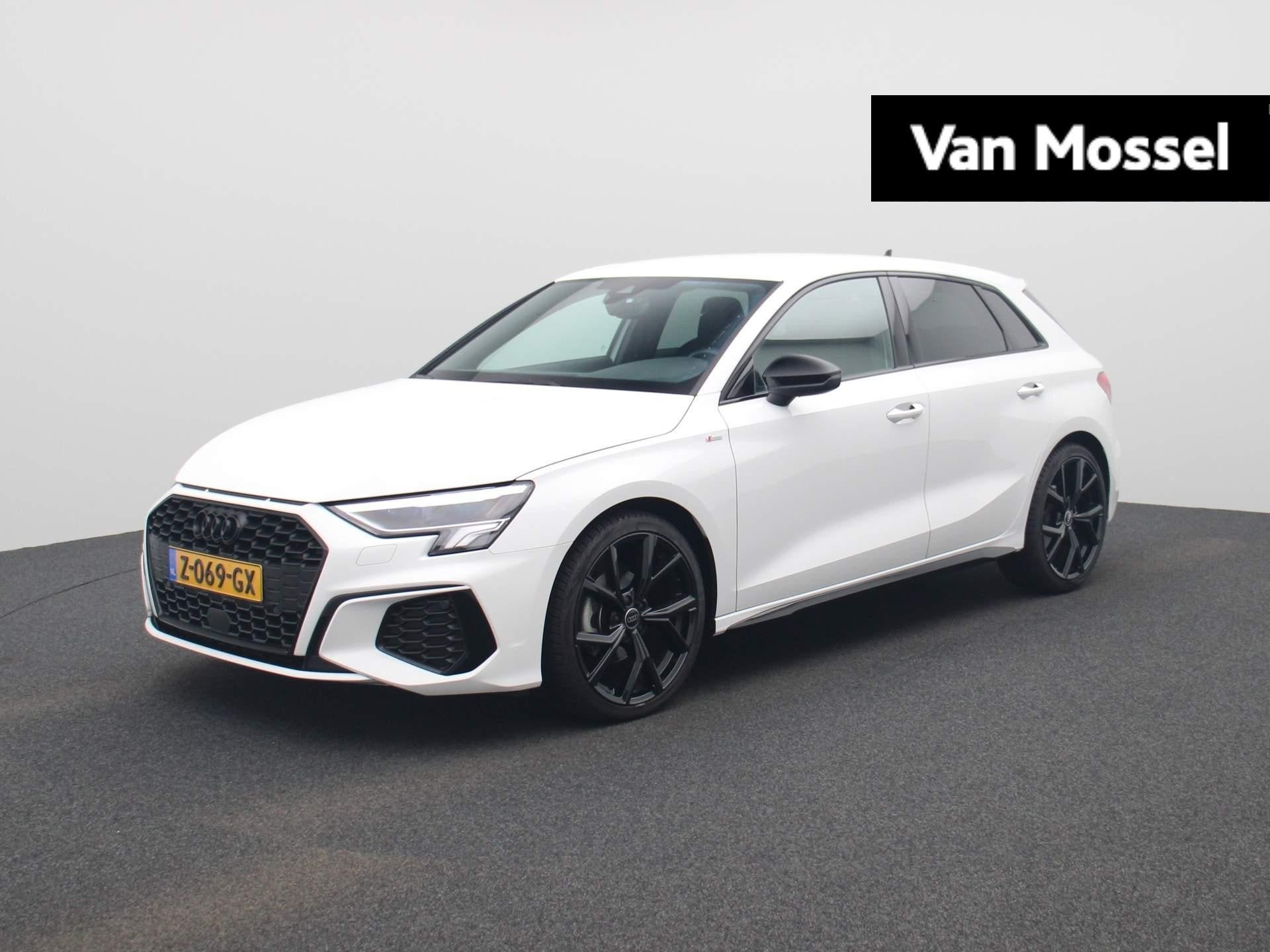 Audi A3 Sportback 30 TFSI S edition | Navigatie | Airco | 19, Auto's, 12 maanden, Leder en Stof, Wit, Bedrijf
