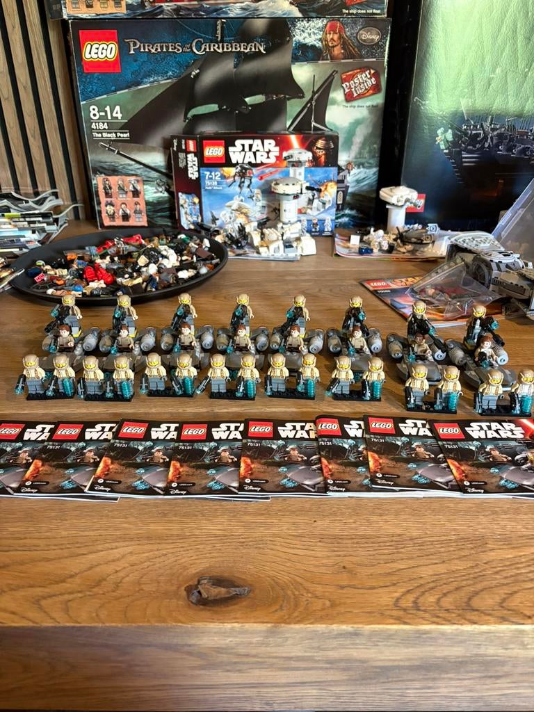Lego 75131 Resistance Trooper battle pack 4x, Star Wars, Lego, Ophalen of Verzenden, Zo goed als nieuw