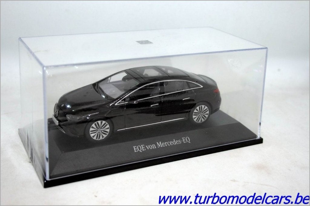 Mercedes EQE Black 1/43 Herpa, Ophalen of Verzenden, Nieuw, Auto, Overige merken