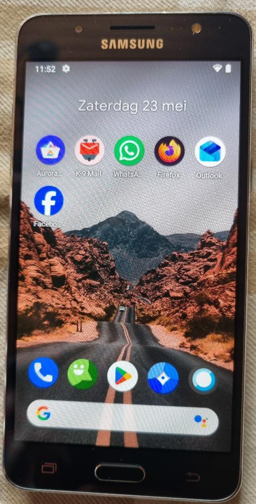 Samsung Galaxy J5(6), Android 10, 16 GB, 5.2 Inch, lader, Telecommunicatie, Overige modellen, Zwart, Touchscreen, Ophalen of Verzenden