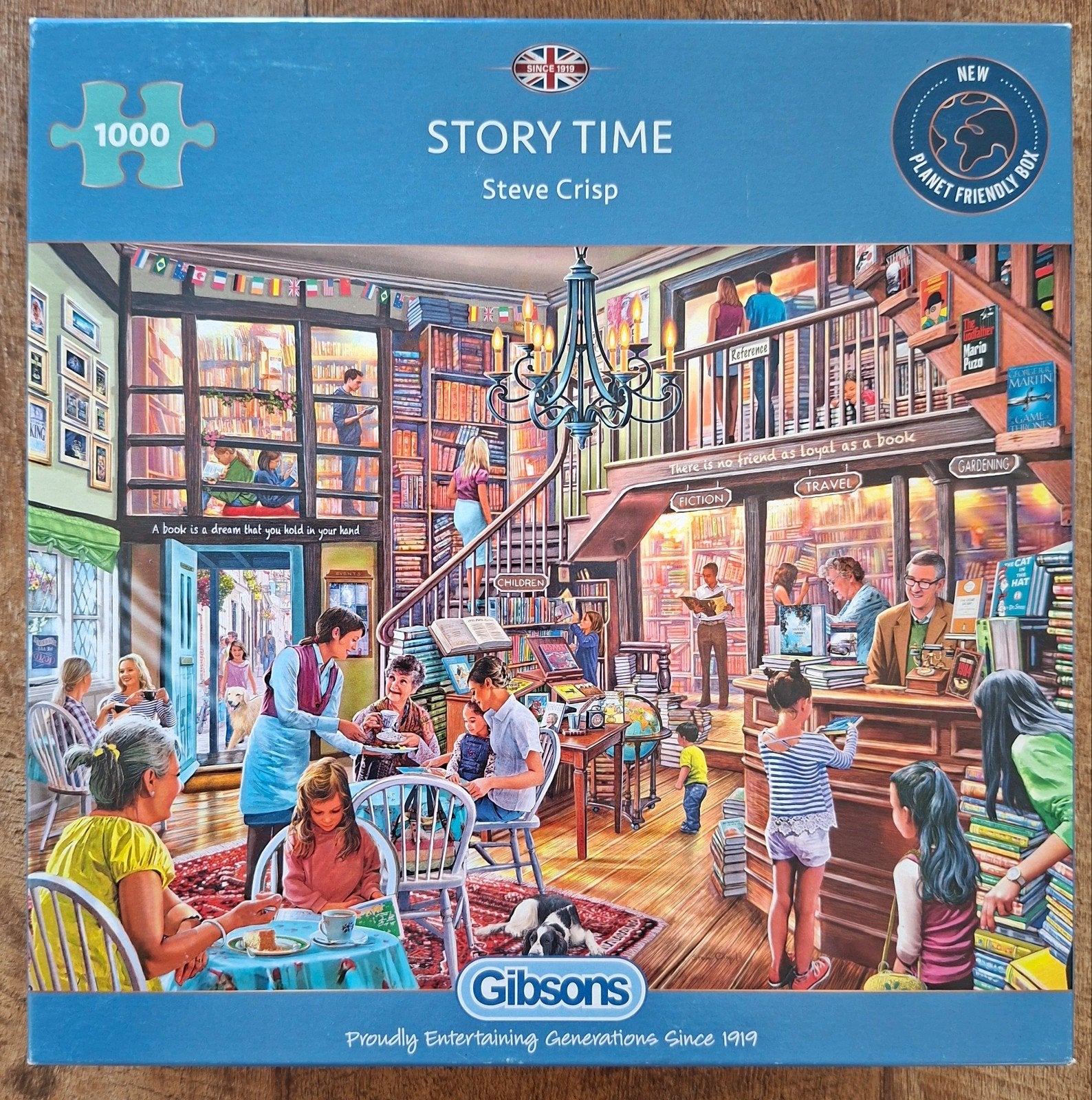 Gibsons Story Time Legpuzzel 1000 stukjes, Ophalen of Verzenden, 500 t/m 1500 stukjes, Zo goed als nieuw, Legpuzzel